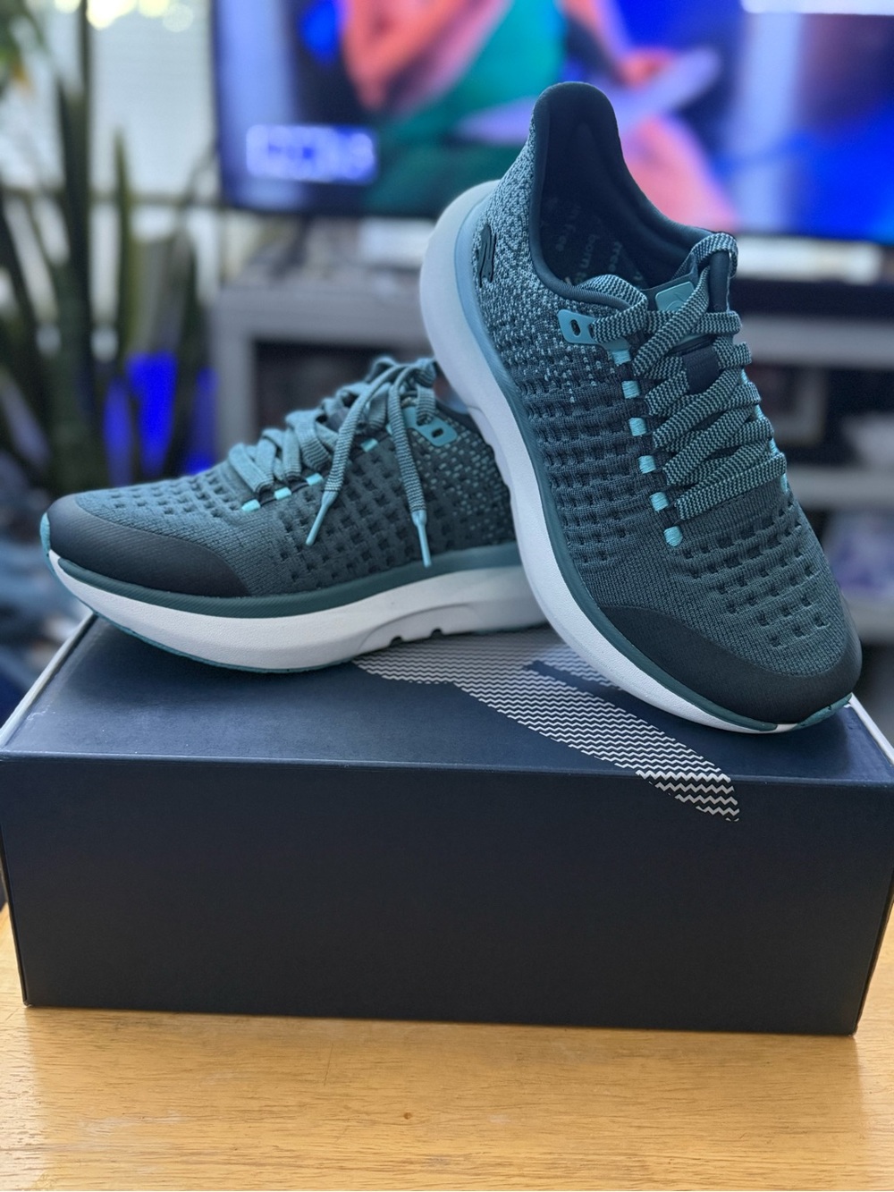 Rabbit dream chaser women’s size 7. New still in box. Color-Balsam teal